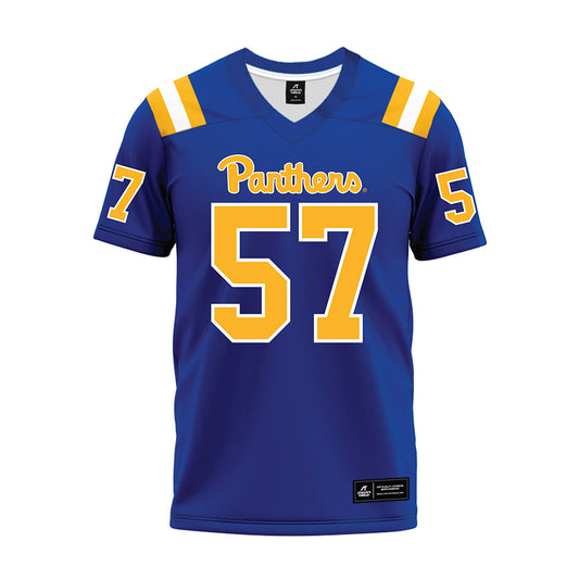 Pittsburgh - NCAA Football : Alexander Rudolph - Blue Premium Football Jersey-0