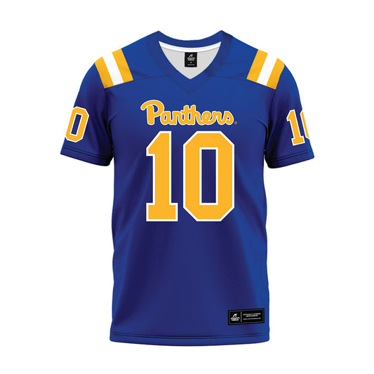 Pittsburgh - NCAA Football : Alex Sanford JR - Blue Premium Football Jersey-0