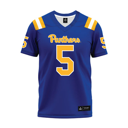 Pittsburgh - NCAA Football : Deslin Alexandre - Blue Premium Football Jersey-0