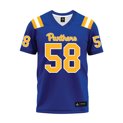Pittsburgh - NCAA Football : Reston Lehman - Blue Premium Football Jersey-0