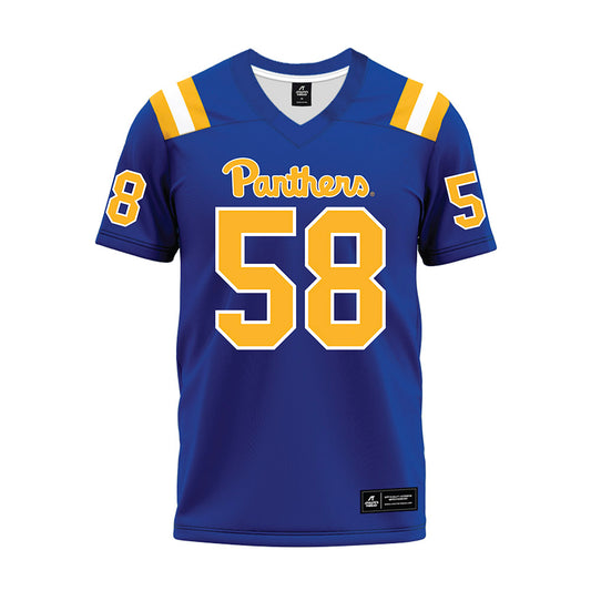 Pittsburgh - NCAA Football : Reston Lehman - Blue Premium Football Jersey-0