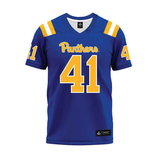 Pittsburgh - NCAA Football : Jake Sassic - Blue Premium Football Jersey-0
