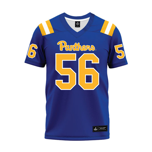 Pittsburgh - NCAA Football : Keylen Davis - Blue Premium Football Jersey-0