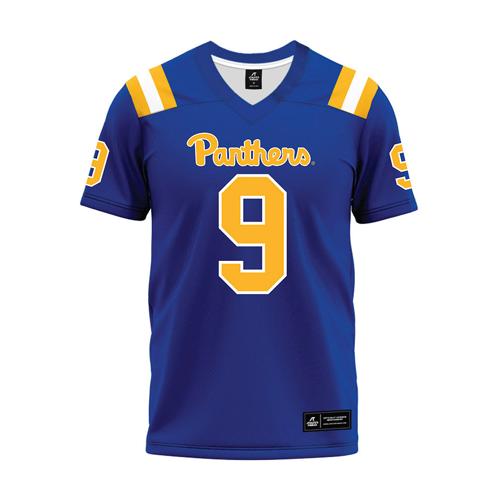 Pittsburgh - NCAA Football : Brandon Hill - Blue Premium Football Jersey-0