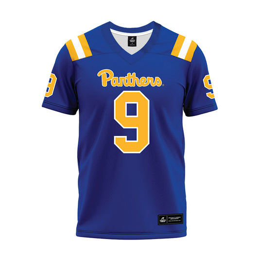 Pittsburgh - NCAA Football : Brandon Hill - Blue Premium Football Jersey-0