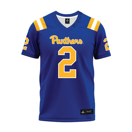 Pittsburgh - NCAA Football : Isaiah Neal - Blue Premium Football Jersey-0