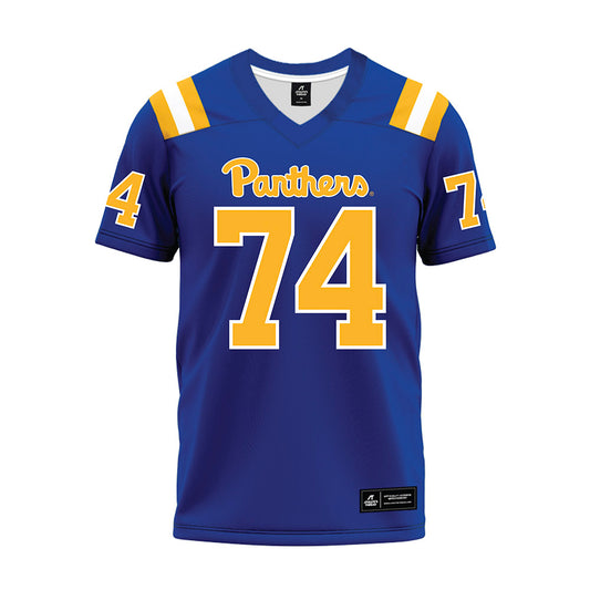 Pittsburgh - NCAA Football : Ernesto Olivieri - Blue Premium Football Jersey-0