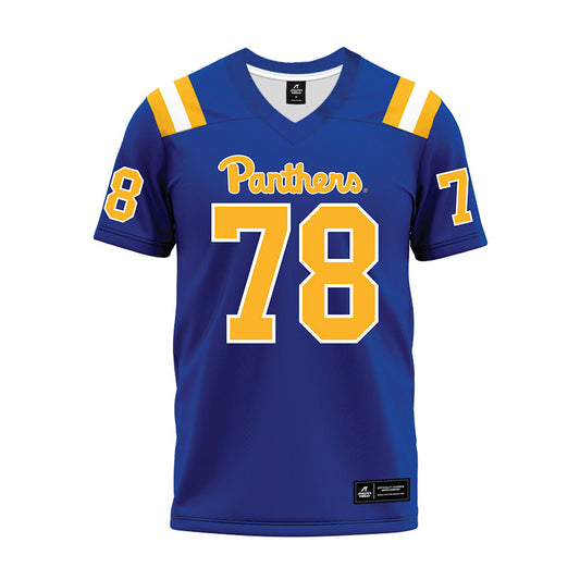Pittsburgh - NCAA Football : Branson Taylor - Blue Premium Football Jersey-0