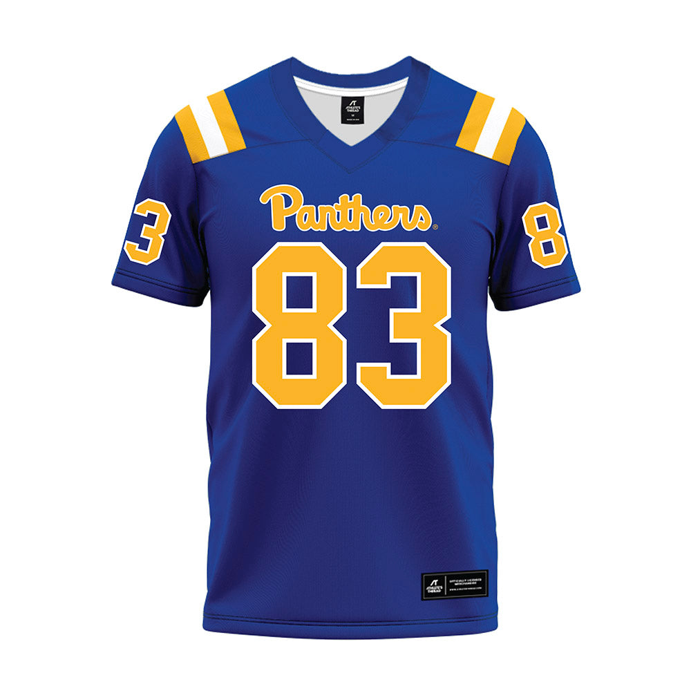 Pittsburgh - NCAA Football : Dylan Wester - Blue Premium Football Jersey-0
