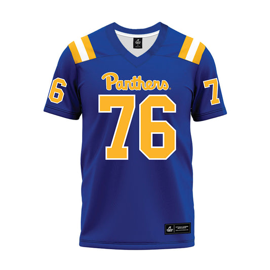 Pittsburgh - NCAA Football : Lincoln Hoke - Blue Premium Football Jersey-0