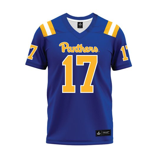 Pittsburgh - NCAA Football : Tony Kinsler - Blue Premium Football Jersey-0