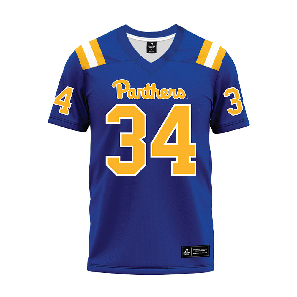 Pittsburgh - NCAA Football : Marcus Jennings - Blue Premium Football Jersey-0