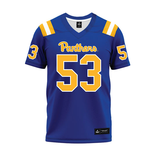 Pittsburgh - NCAA Football : Jkae Kradel - Blue Premium Football Jersey-0