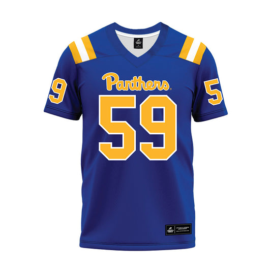 Pittsburgh - NCAA Football : Justin Schmidt - Blue Premium Football Jersey-0