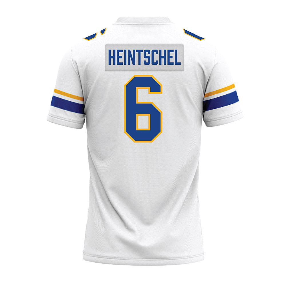 Pittsburgh - NCAA Football : Mason Heintschel - White Premium Football Jersey-1