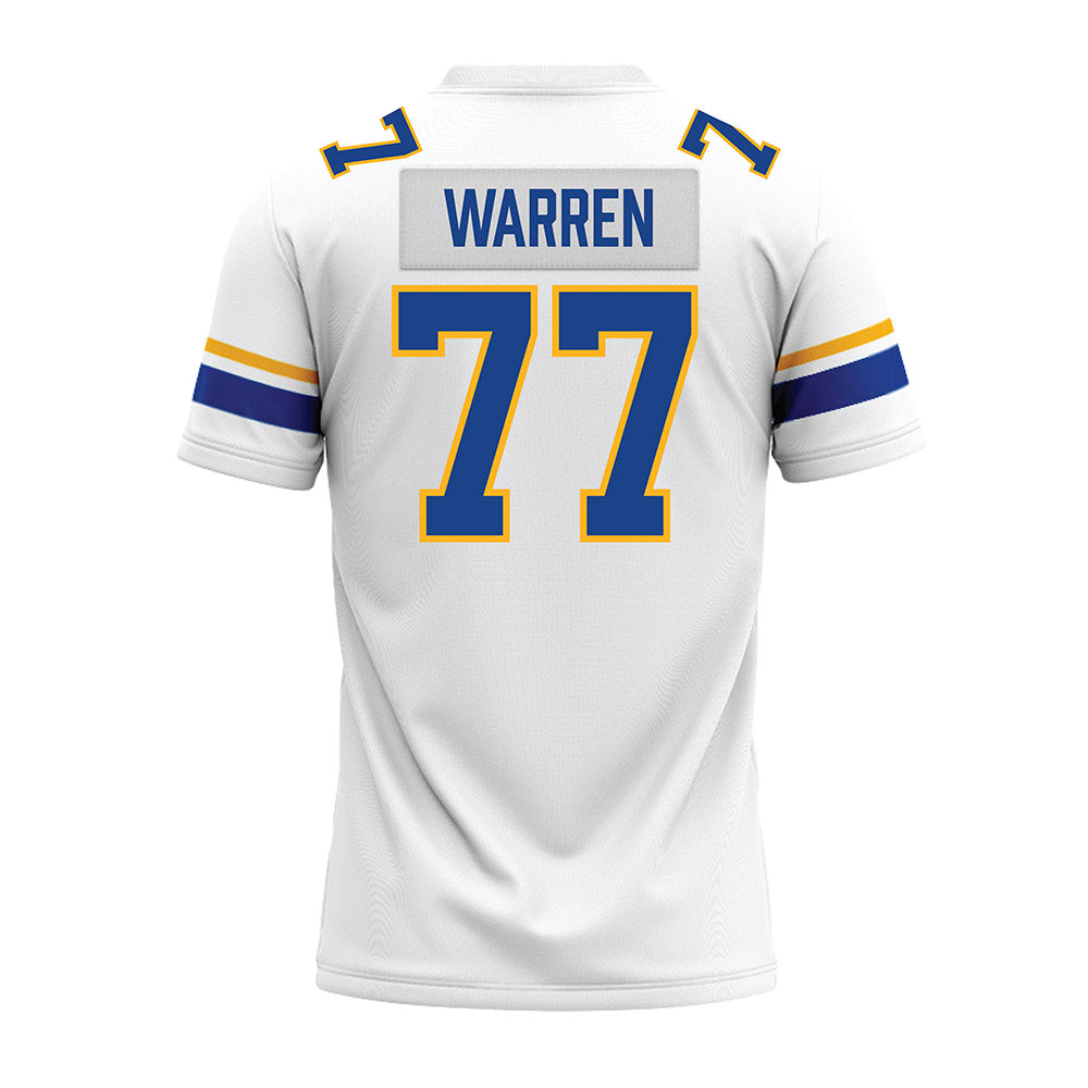 Pittsburgh - NCAA Football : Carter Warren - White Premium Football Jersey-1