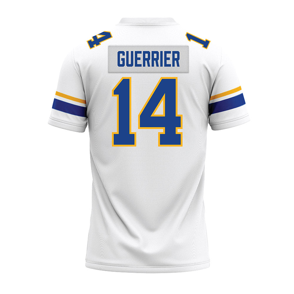Pittsburgh - NCAA Football : Joshua Guerrier - White Premium Football Jersey-1