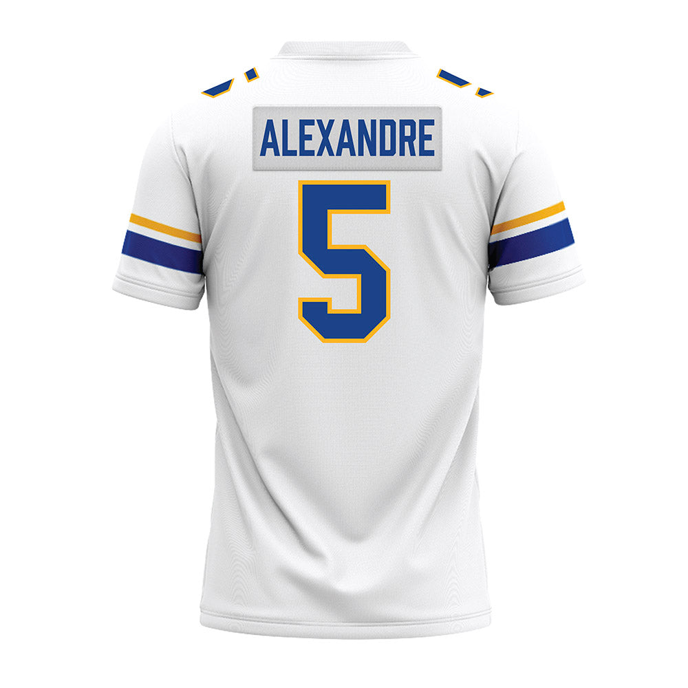 Pittsburgh - NCAA Football : Deslin Alexandre - White Premium Football Jersey-1