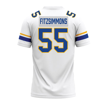 Pittsburgh - NCAA Football : Sean FitzSimmons - White Premium Football Jersey-1