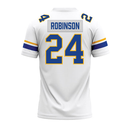 Pittsburgh - NCAA Football : Tyreek Robinson - White Premium Football Jersey-1