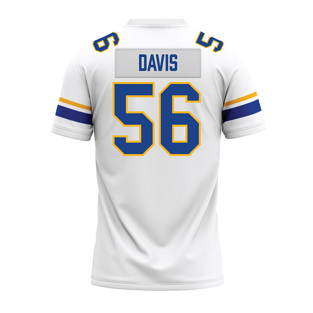 Pittsburgh - NCAA Football : Keylen Davis - White Premium Football Jersey-1