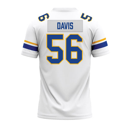 Pittsburgh - NCAA Football : Keylen Davis - White Premium Football Jersey-1