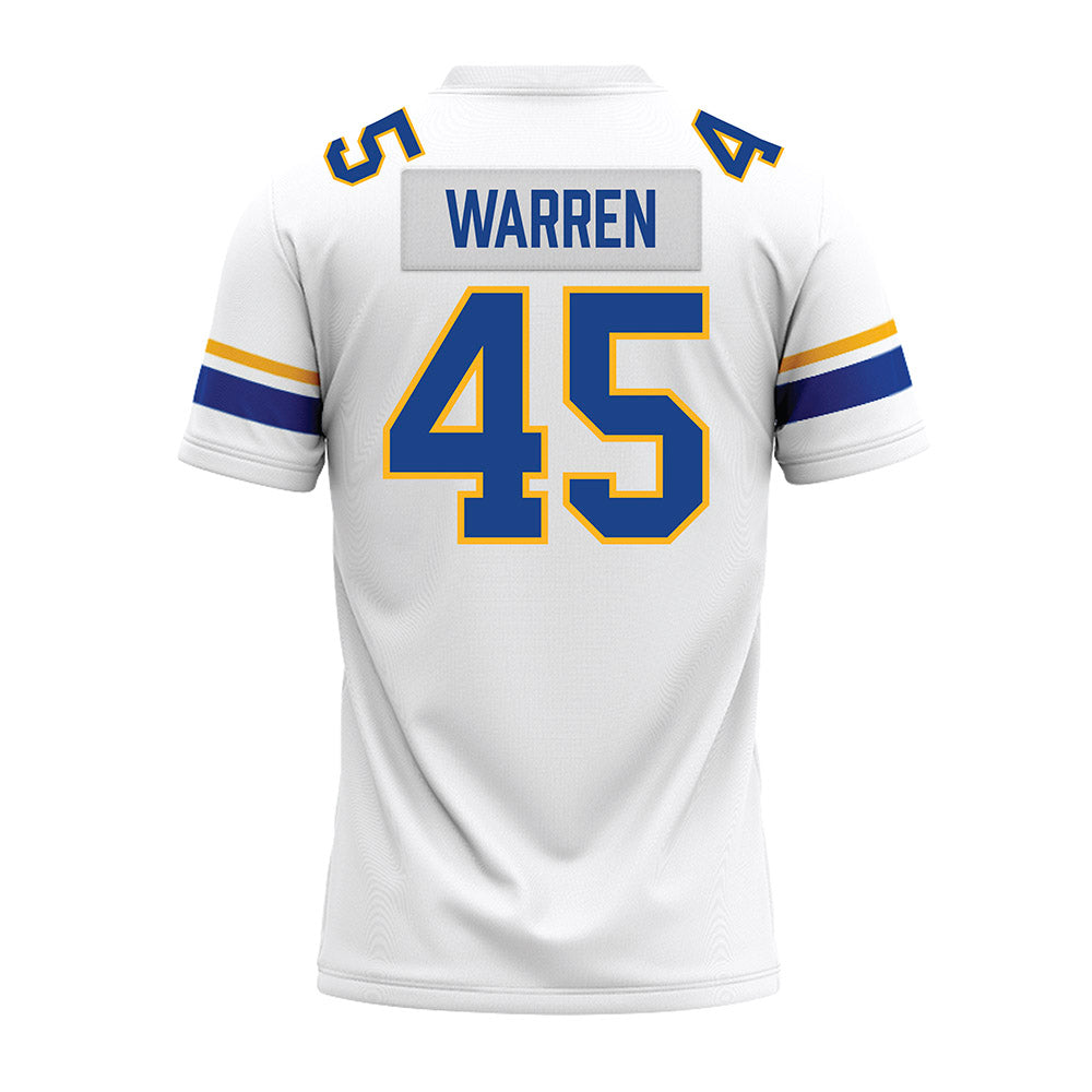 Pittsburgh - NCAA Football : Jeremiah Warren - White Premium Football Jersey-1