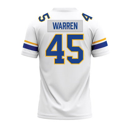 Pittsburgh - NCAA Football : Jeremiah Warren - White Premium Football Jersey-1