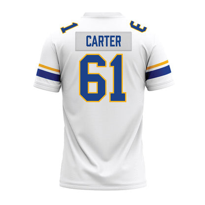 Pittsburgh - NCAA Football : Daniel Carter - White Premium Football Jersey-1