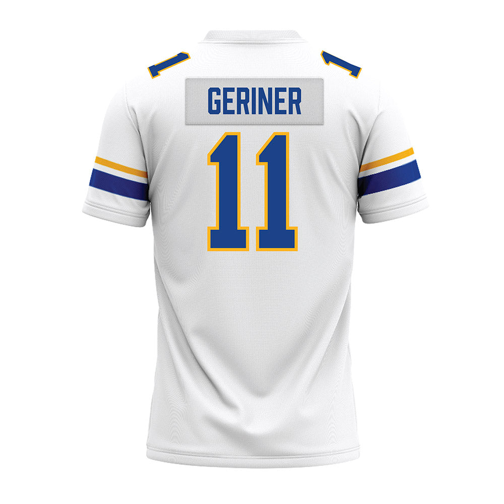 Pittsburgh - NCAA Football : Holden Geriner - White Premium Football Jersey-1
