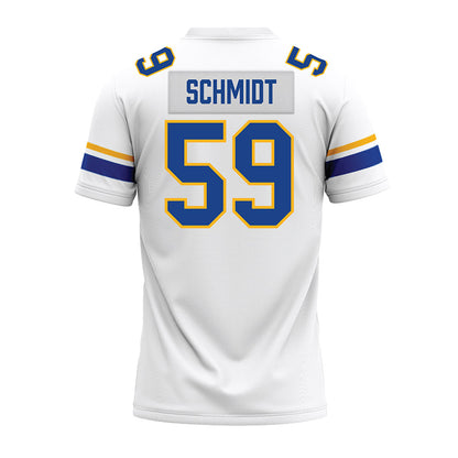 Pittsburgh - NCAA Football : Justin Schmidt - White Premium Football Jersey-1