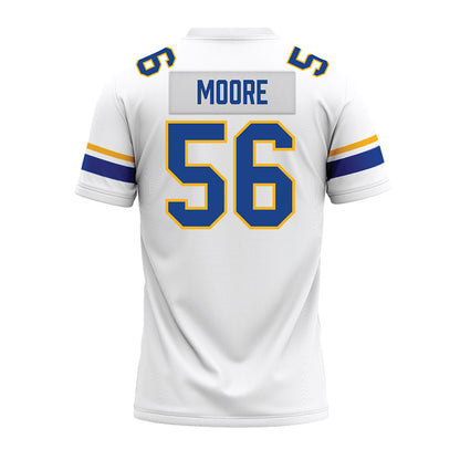 Pittsburgh - NCAA Football : Jaeden Moore - White Premium Football Jersey-1