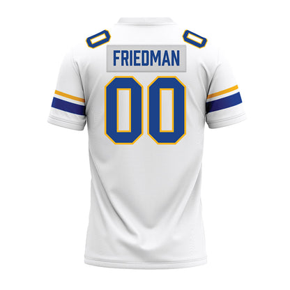 Pittsburgh - NCAA Football : Davin Friedman - White Premium Football Jersey-1