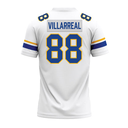 Pittsburgh - NCAA Football : Wyatt Villarreal - White Premium Football Jersey-1