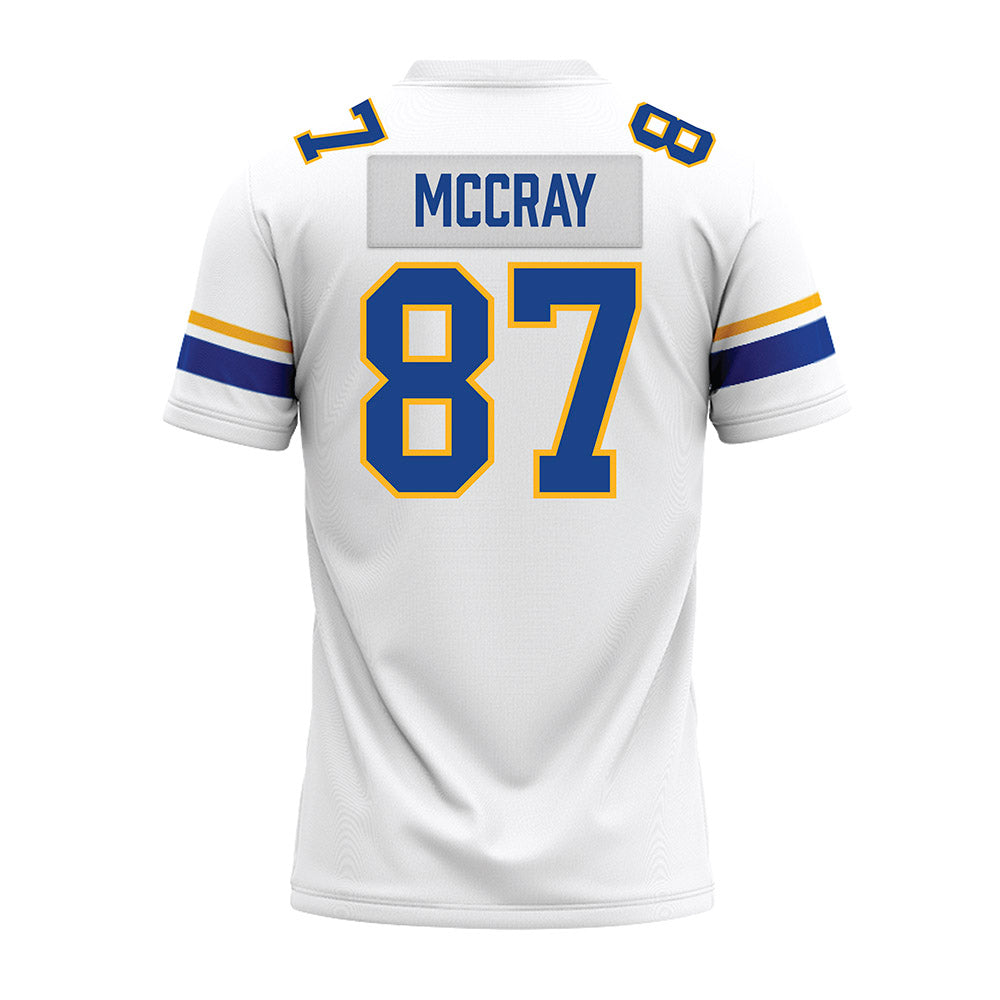 Pittsburgh - NCAA Football : Demetrice McCray - White Premium Football Jersey-1