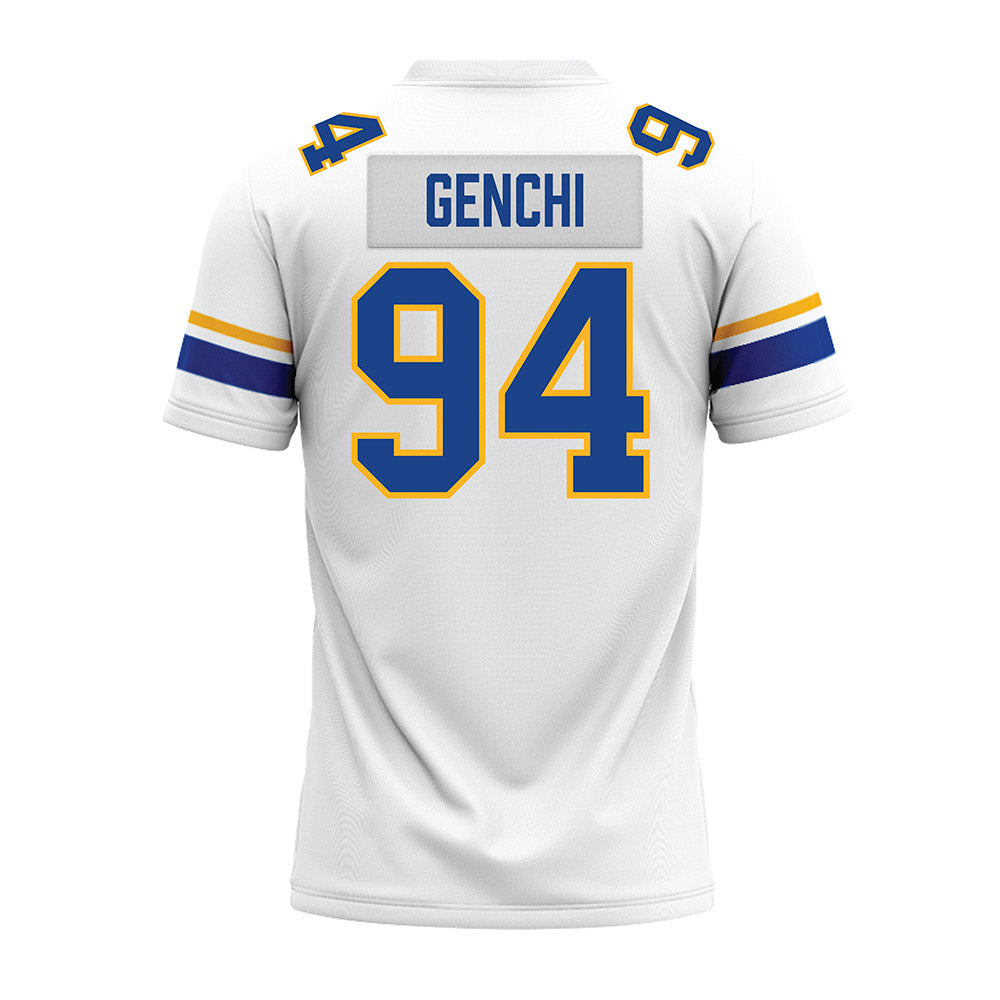 Pittsburgh - NCAA Football : Carter Genchi - White Premium Football Jersey-1