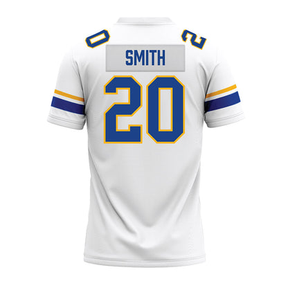 Pittsburgh - NCAA Football : synkwan smith - White Premium Football Jersey-1