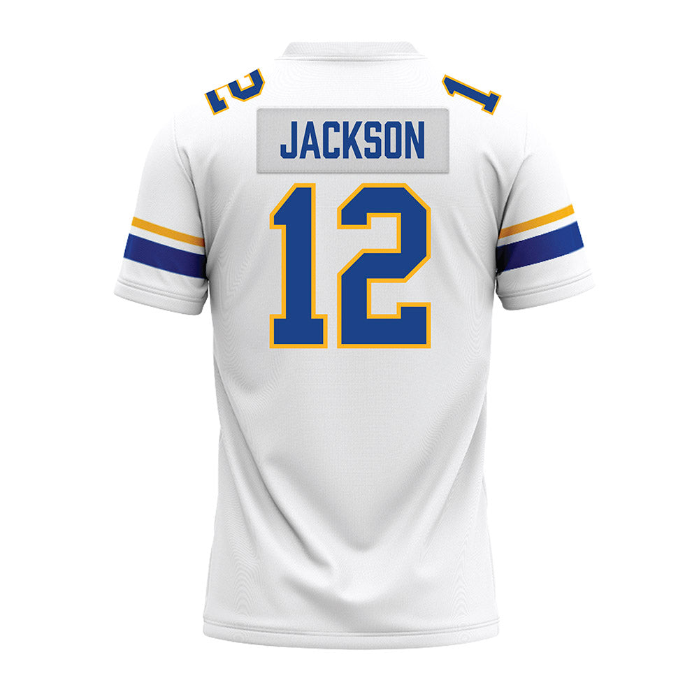 Pittsburgh - NCAA Football : Beau Jackson - White Premium Football Jersey-1