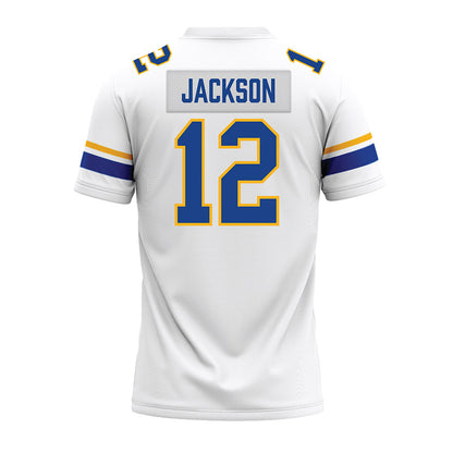 Pittsburgh - NCAA Football : Beau Jackson - White Premium Football Jersey-1