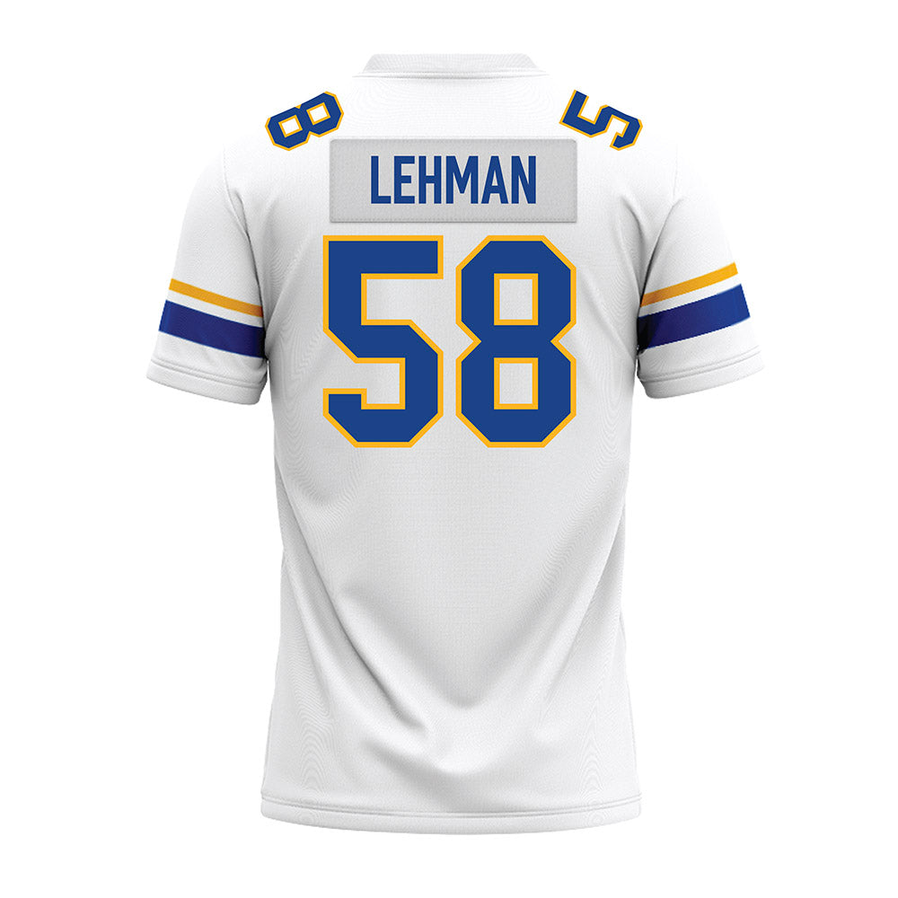 Pittsburgh - NCAA Football : Reston Lehman - White Premium Football Jersey-1
