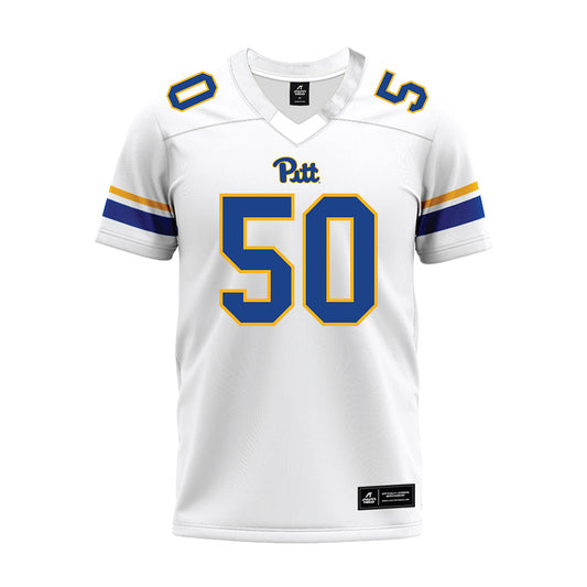 Pittsburgh - NCAA Football : Shep Turk - White Premium Football Jersey-0