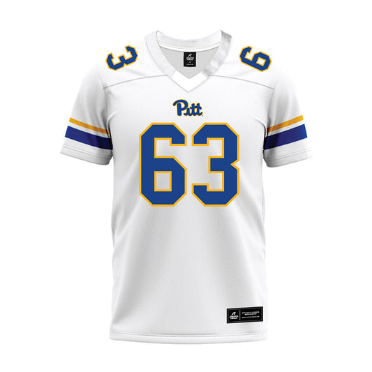 Pittsburgh - NCAA Football : Ty Banco - White Premium Football Jersey-0