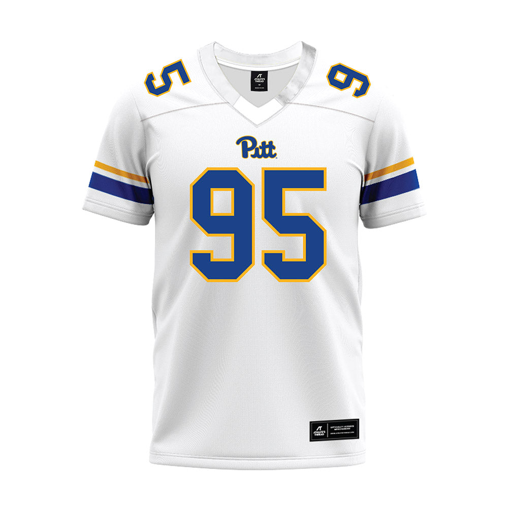 Pittsburgh - NCAA Football : Eliyt Nairne - White Premium Football Jersey-0