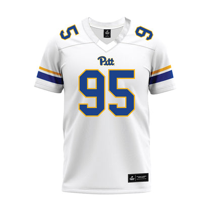 Pittsburgh - NCAA Football : Eliyt Nairne - White Premium Football Jersey-0