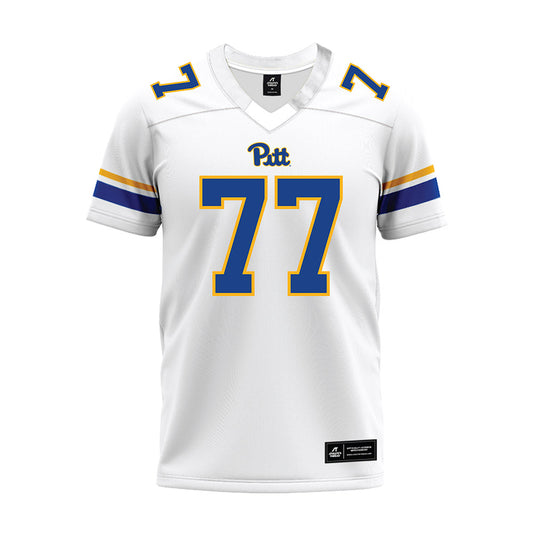 Pittsburgh - NCAA Football : Carter Warren - White Premium Football Jersey-0