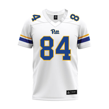 Pittsburgh - NCAA Football : Cam Sapp - White Premium Football Jersey-0