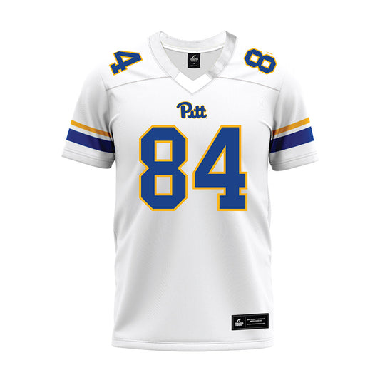 Pittsburgh - NCAA Football : Cam Sapp - White Premium Football Jersey-0