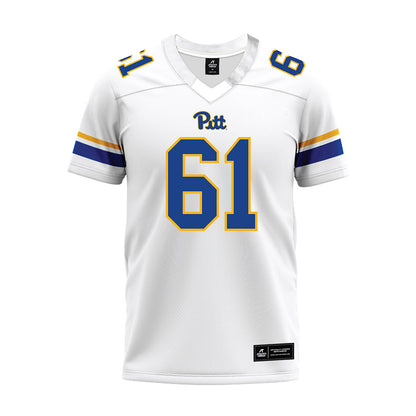 Pittsburgh - NCAA Football : Daniel Carter - White Premium Football Jersey-0