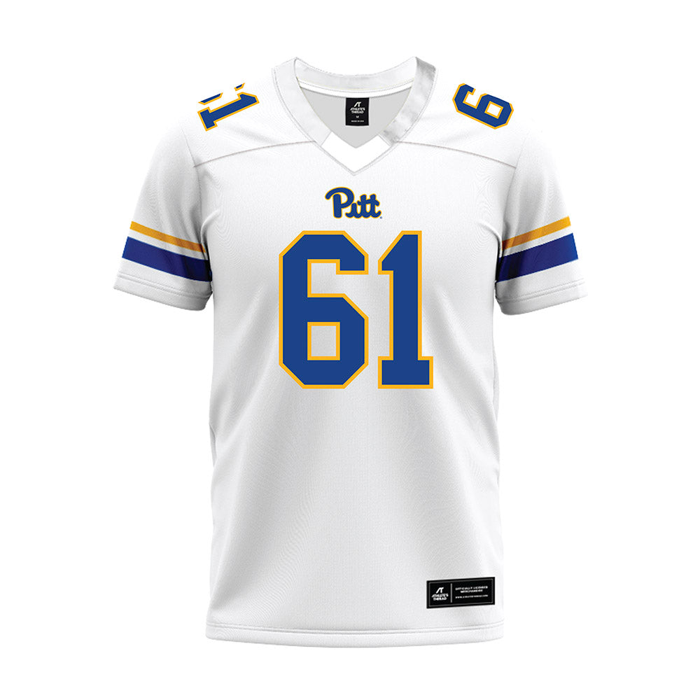 Pittsburgh - NCAA Football : Sean Franklin - White Premium Football Jersey-0
