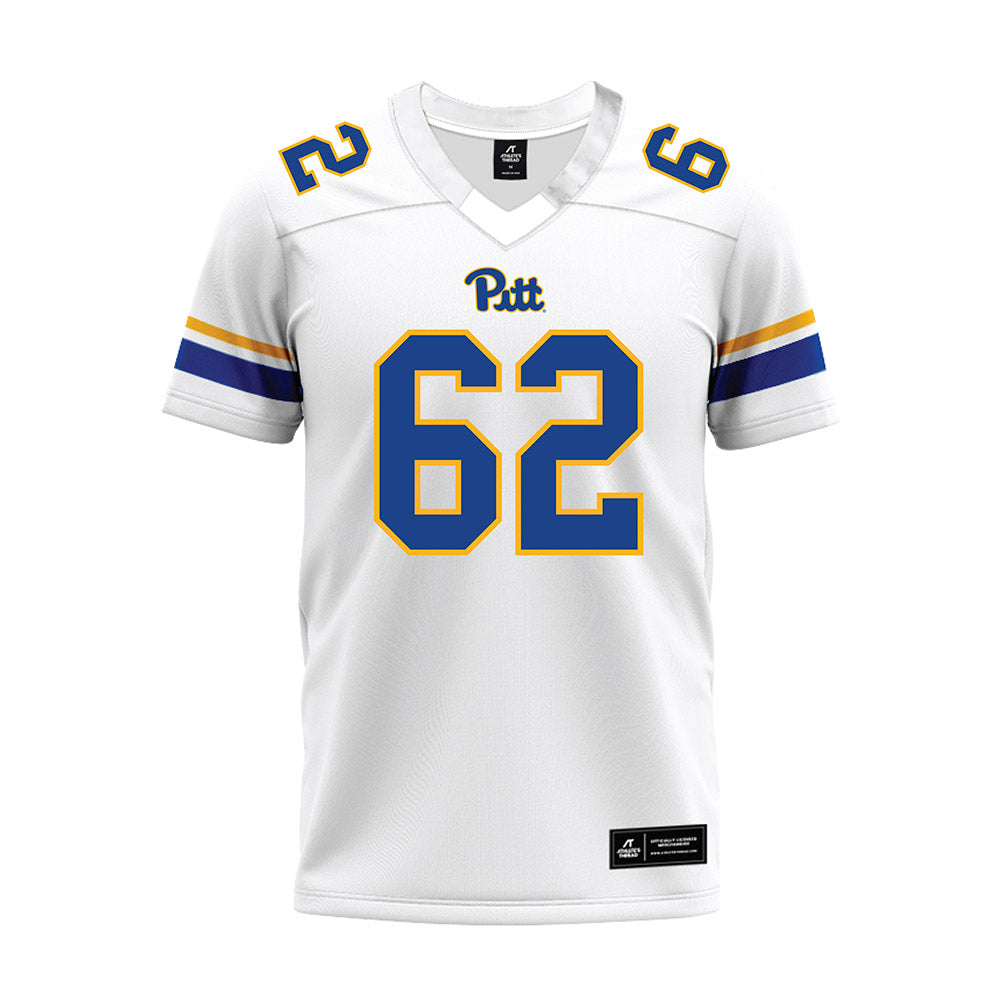 Pittsburgh - NCAA Football : Jordan Fields - White Premium Football Jersey-0